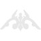 Ekena Millwork Pitch Milton Architectural Grade PVC Gable Pediment, 60"W x 35"H x 1"P (14/12) GPP060X035X100MIL - alternate 4